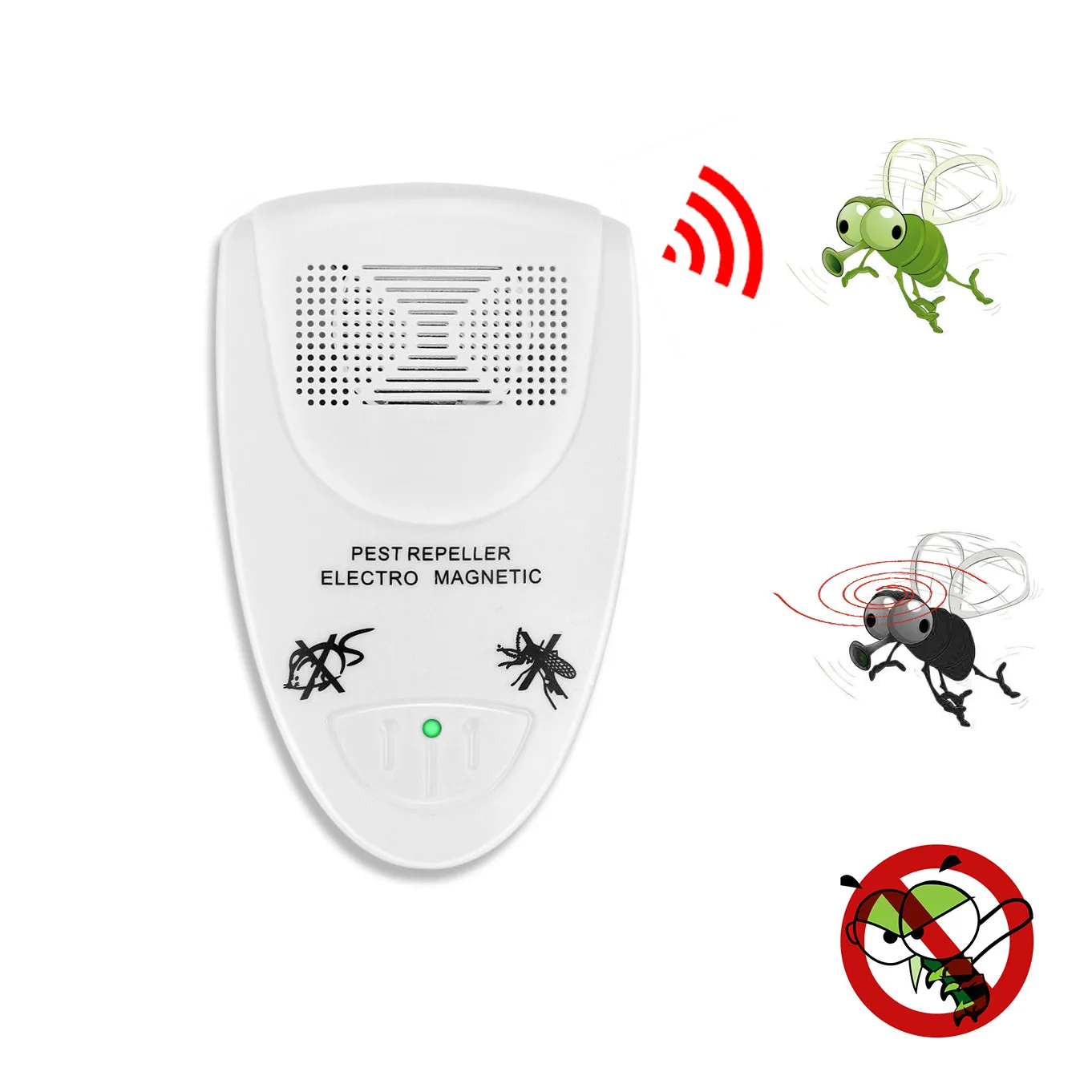 Ultrasonic Electronic Indoor Anti Mosquito Rat Mice Pest Bug Control