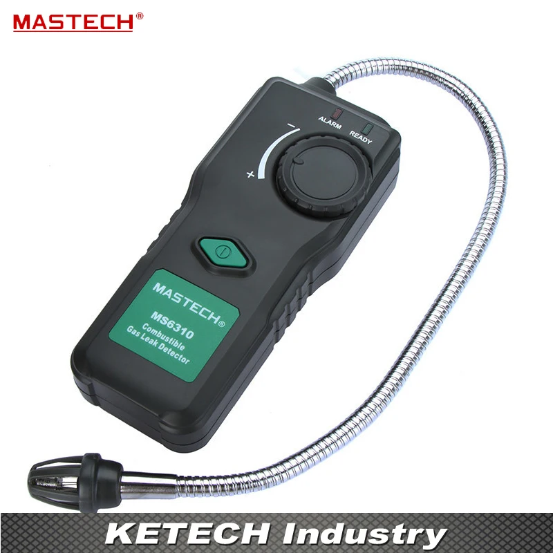 

MS6310 Multifunctional Flammable Gas Detector Combustible Gas Leak Tester Sound Light Alarm