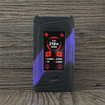 

5pcs Texture Case for SMOK MORPH 219W Box MOD Protective Silicone Rubber Sleeve Cover Shield Wrap
