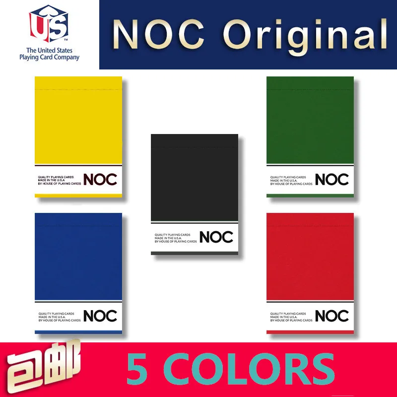 Koop 1 Dek NOC Originele 5 Kleur Keuze Speelkaarten Poker Size Dek USPCC HOPC Custom Limited Nieuwe Magic