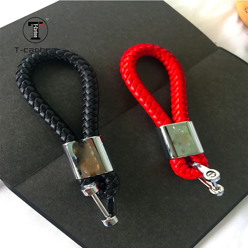 

For VW Jetta mk4 mk5 MK7 Tiguan Passat Golf 4 5 6 7 POLO cc bora Car Keychain Braided Genuine Leather Zinc Alloy for VOLKSWAGEN