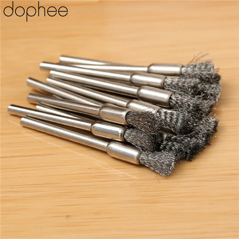 Dophee 15 шт. Аксессуары Dremel для проволоки стальной шлифовальный круг полировальные