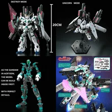 RG 1/144 Gundam Model RX-0 FULL ARMOR UNICORN GUNDAM Japanese Model Transformation Super Robot Bandai Mobile Suit Kids Toys цена RG 1/144 Gundam Model RX-0 FULL ARMOR UNICORN GUNDAM Japanese Model Transformation Super Robot Bandai Mobile Suit Kids Toys цены онлайн
