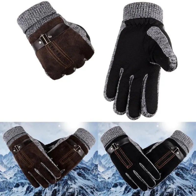 

Ski Gloves Anti Slip Snowboard Heated Gloves Warm Snowmobile Snow Gloves Men