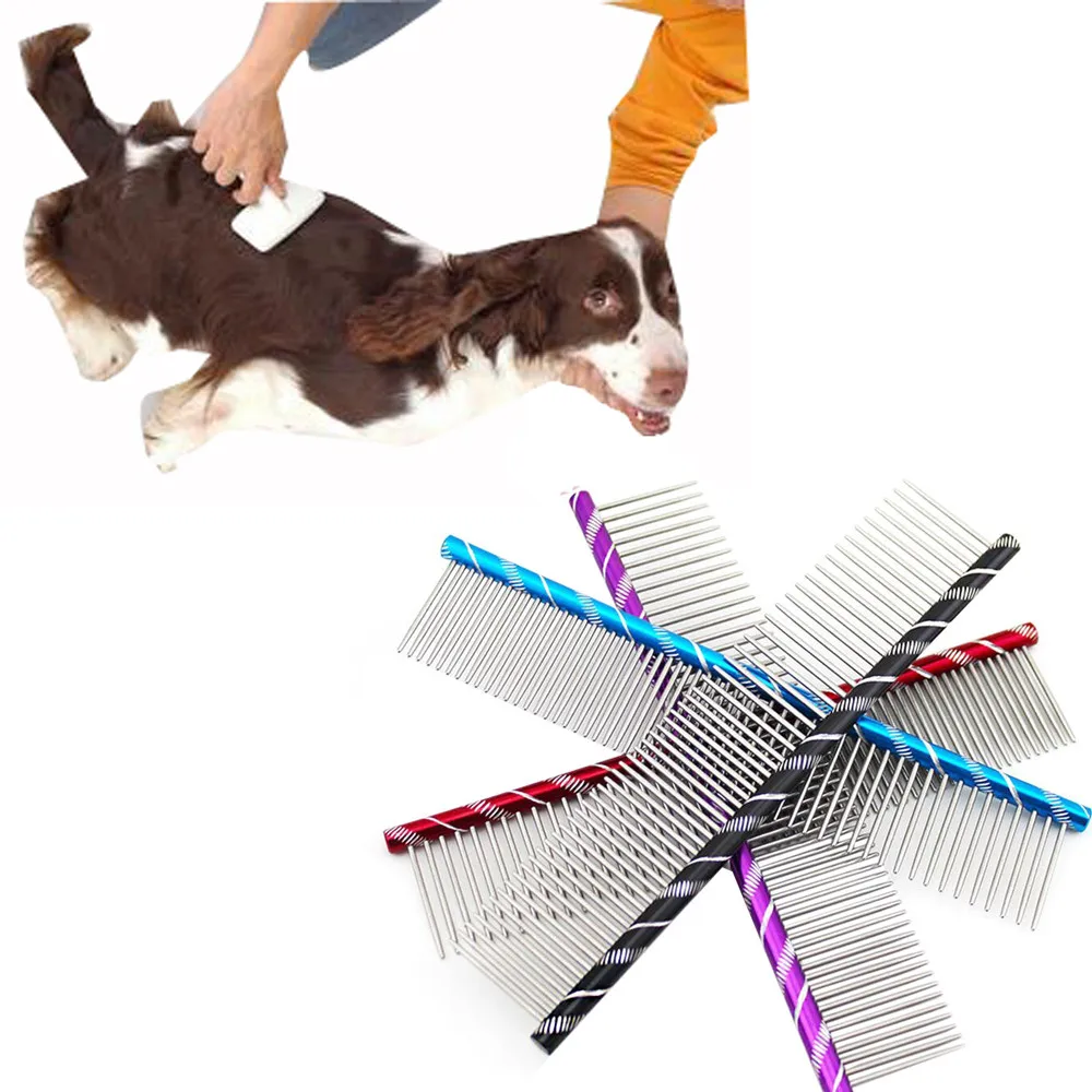 

Transer 19cm High Quality Pet Dog Cat Hair Fur Shedding Trimmer Grooming Rake Comb Tool Beauty Pet Dog Cat Accessories 18Mar12