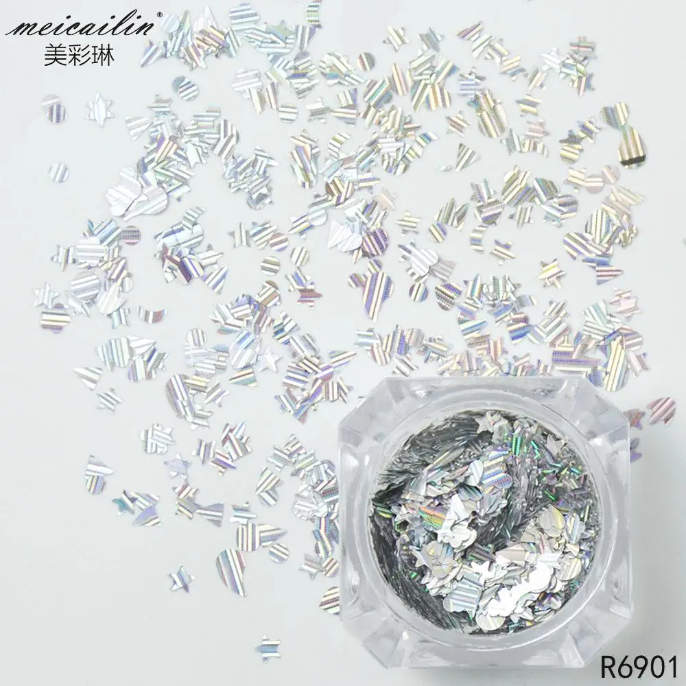 Mix Size Nail Glitter Sequins (5)