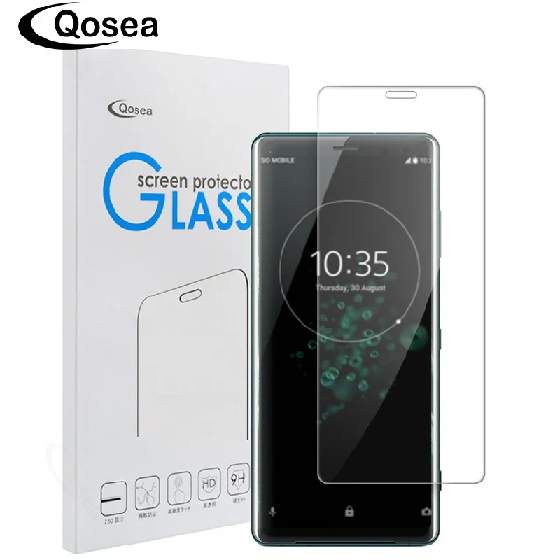 

Qosea For Sony Xperia 1 Screen Protector Ultrathin Electroplated Film For Xperia 1 XZ2 XZ3 XZ4 Compact Protection Tempered Glass