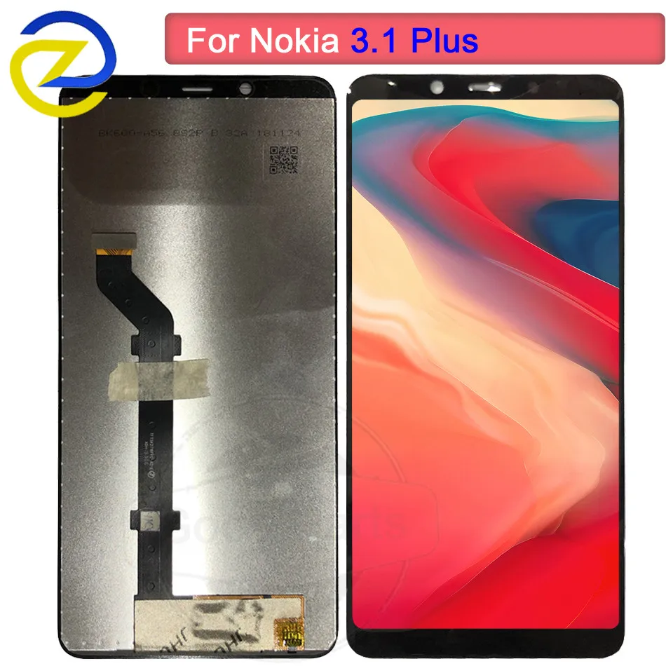 

6.0 inch For Nokia 3.1 PLUS LCD Display Touch Screen Digitizer Assembly Replacement For Nokia 3.1 plus 100% tested lcd+tools