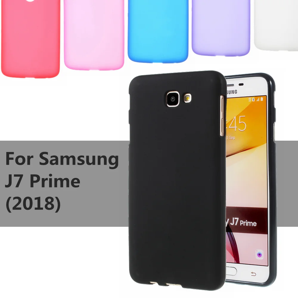 For Samsung J7 Prime Phone Case Matte Frosted Soft TPU Cases for