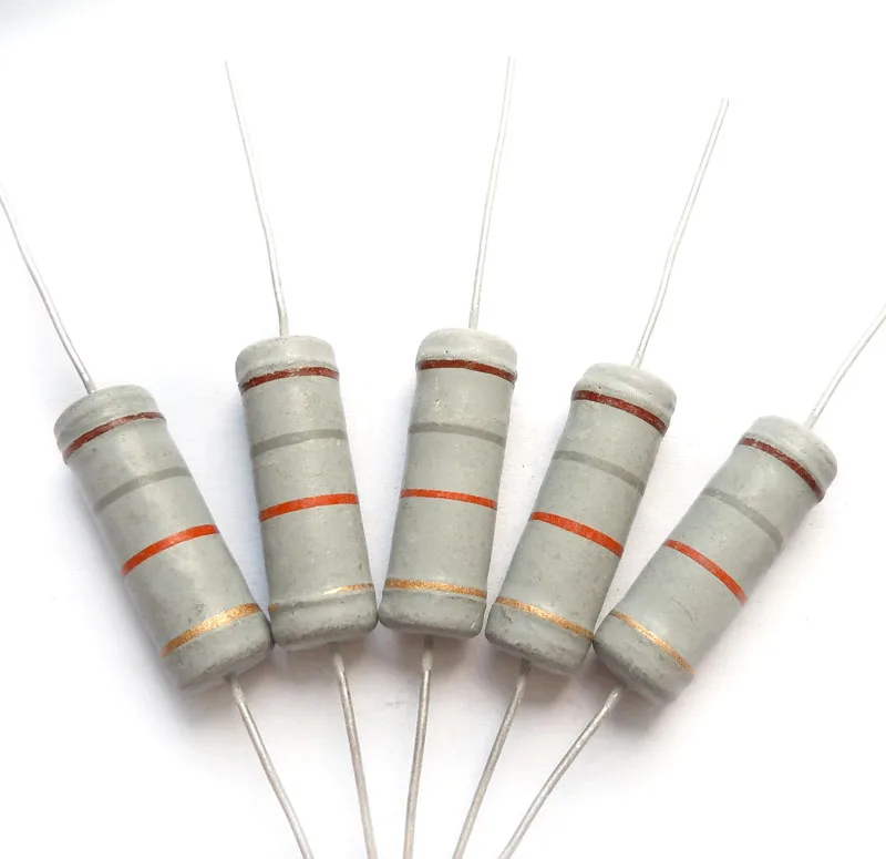 5w 18k ohm 18000 100% Original New Fixed Resistor Metal Oxide Film Resistors Resistance +/- 5% (100pcs) | Дом и сад