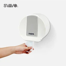 SVAVO Waterproof Household Wall Mounted  Roll Toilet Paper Dispenser ABS Plastic Tissue Box for Bathroom