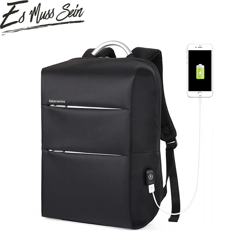 

EsMussSein Multifunctional Laptop Backpack Business Backpack Casual Travel IT Unisex Bag Waterproof Oxford Backpack Men Mochila