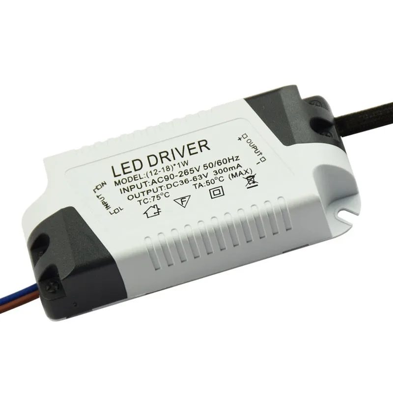 1 pc Led high power drive transformer 8W 12W 18W 24W Constant Current External ballast Power Supply for ceiling lamp Equipment