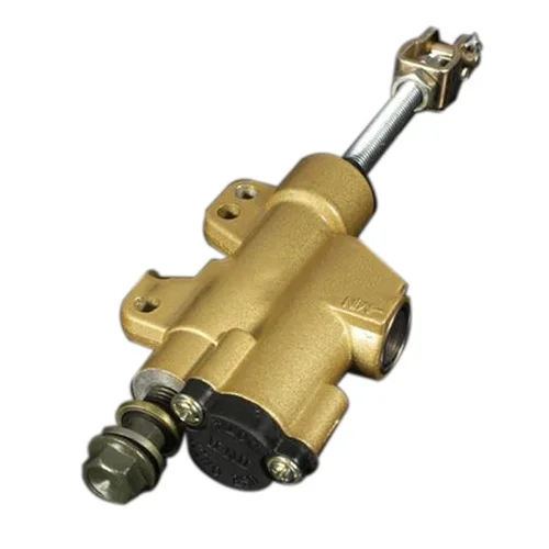 Rear Motorcycle Dirt Pit Bike ATV Hydraulic Foot Master Brake Cylinder Gold | Автомобили и мотоциклы