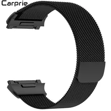 Новая лучшая цена! Магнитный замок Миланская Петля из нержавеющей стали сменный ремешок для Fitbit Ionic oct24