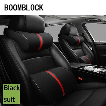 

BOOMBLOCK Car Neck Pillows Seat Support Cushion Covers For Opel Astra H G J Volvo S60 V70 XC90 Citroen C5 C4 C3 Subaru Forester