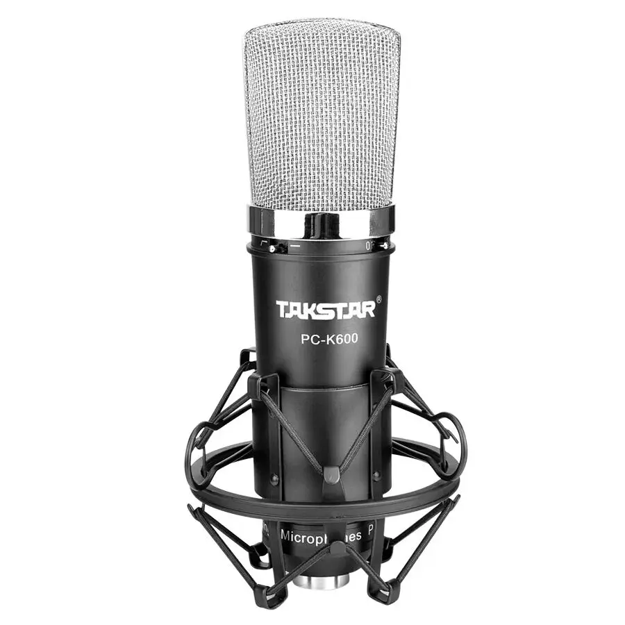 Takstar PC K600 записывающий микрофон со значком Upod nano Sound Card professional для студийной
