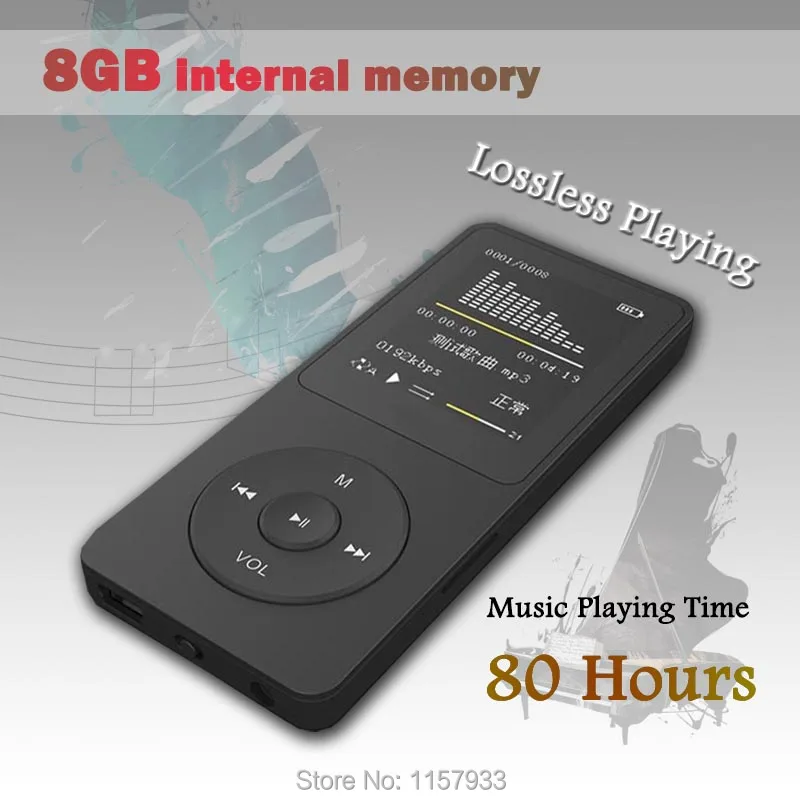 High quality real 8GB 80 Hours lossless Music playing MP3 player 1.8\ High quality real 8GB 80 Hours lossless Music playing MP3 player 1.8\