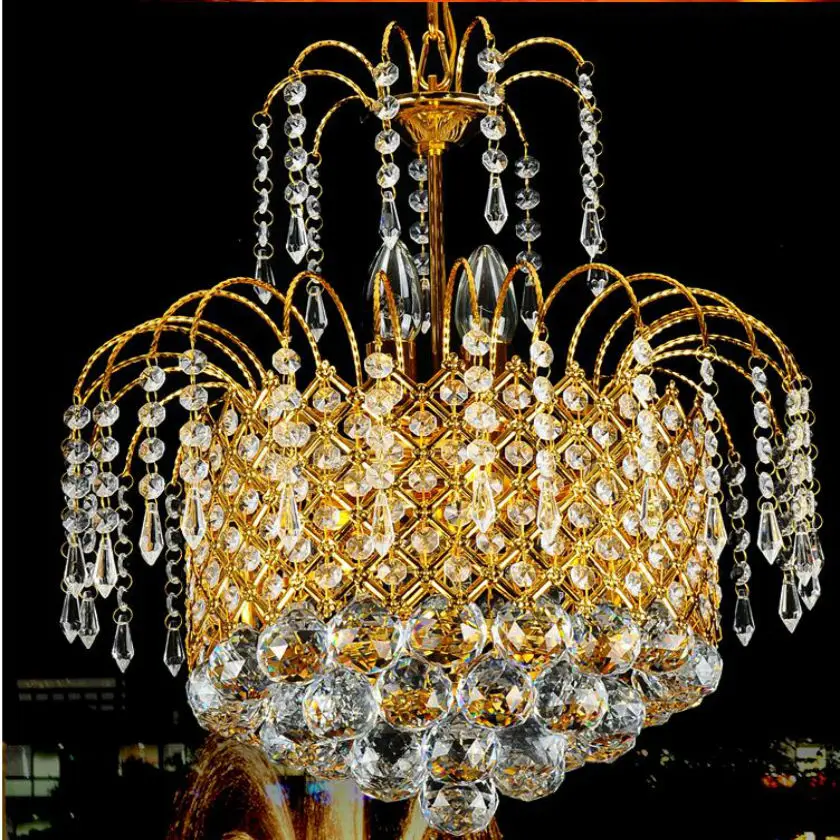 Small Crystal Chandeliers Aisle Hallway Mini Crystal Light Lamp for