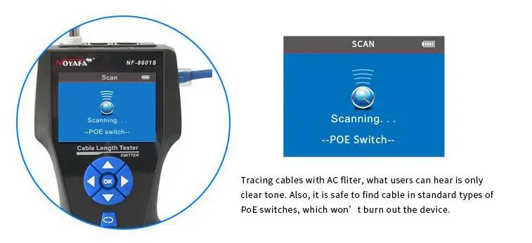NF8601S cable finder 5