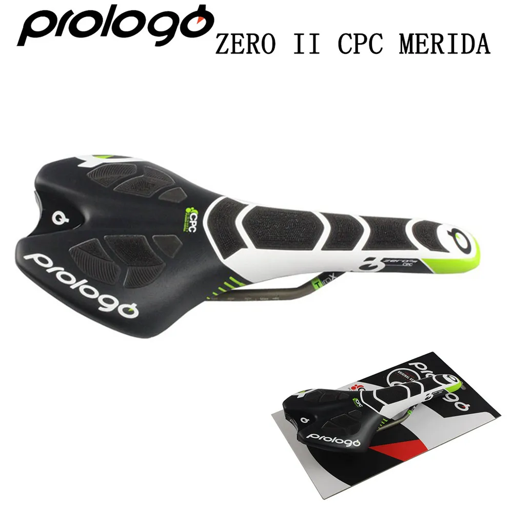 

Prologo Professional Bicycle Saddle ZERO II CPC MERIDA Team Edition TIROX Fibre Racing Bike Ultralight Microfibre for man Saddle