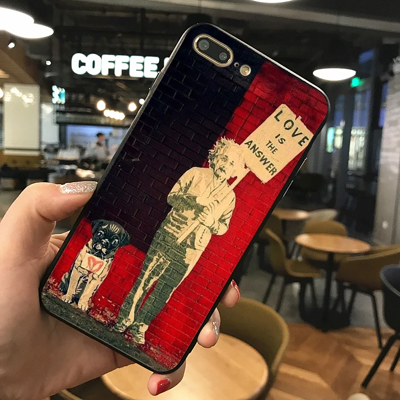 Уличное искусство Бэнкси Граффити для iPhone X 8 plus Мягкие силиконовые чехлы для телефонов для iPhone 5 7 Plus 6 6s Plus Роскошные ультра тонкие - Цвет: 4467