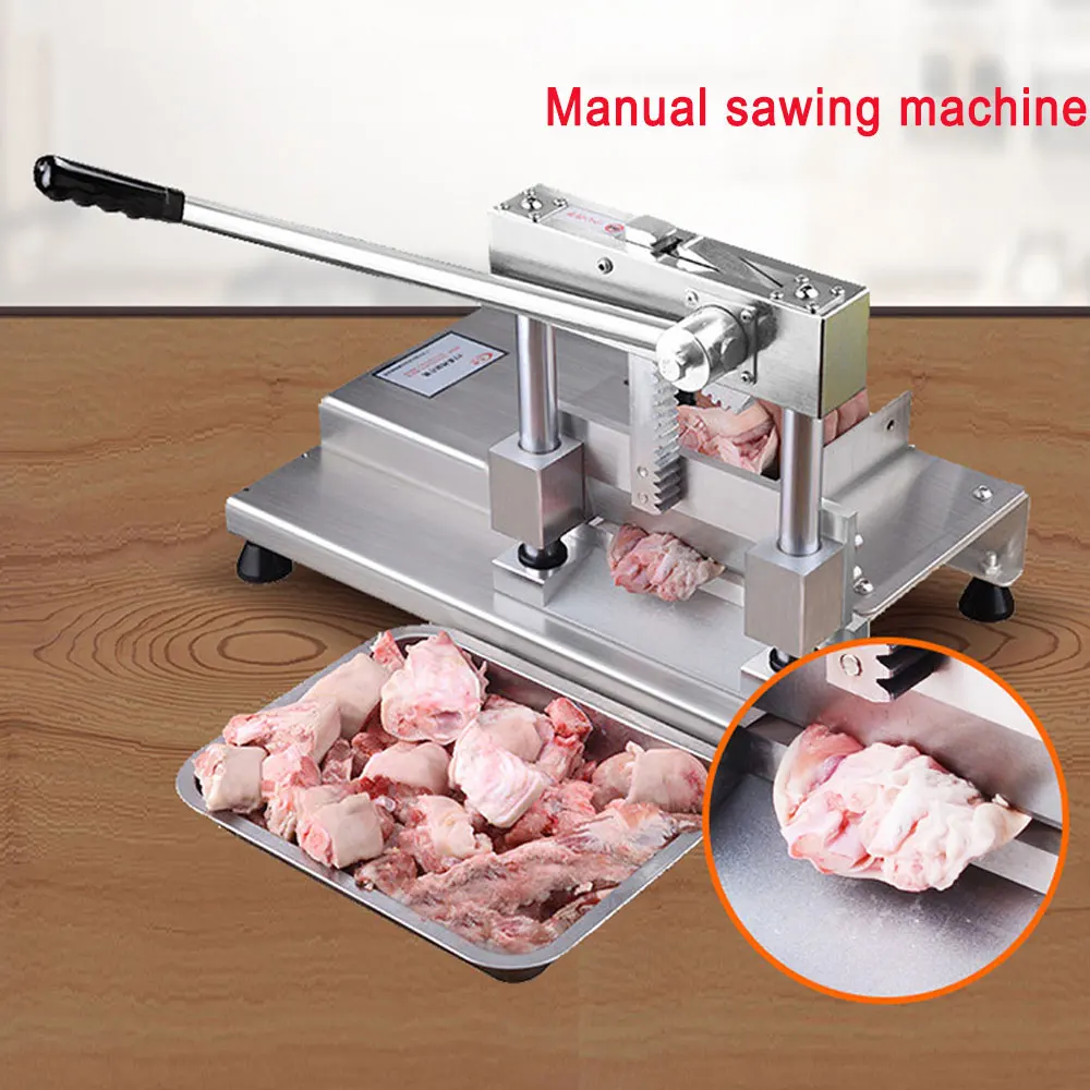 

Commercial Meat Cutting Machine, Frozen Meat Bone Sawing Machine, Manual Meat Chop Trotters Slicer Hand Pressure Meat Cutter