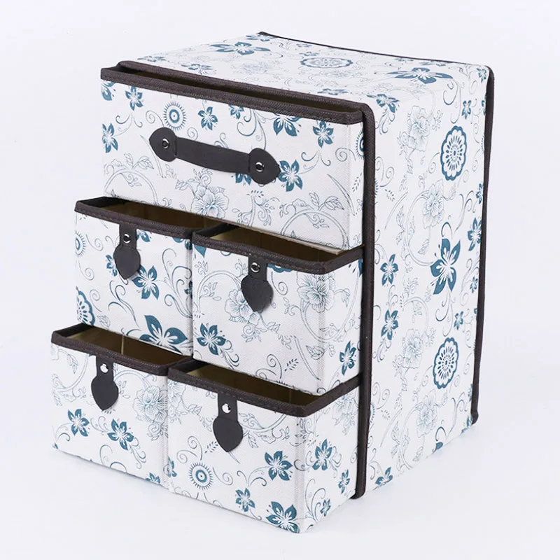 

Drawer Storage Boxes Locker Large Sundries Organizer Foldable Caskets Home Office Elegant Containers With Thicken Cardboards