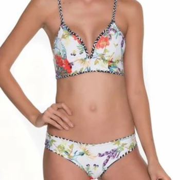 

Women Push-up Padded Bra Bandage Bikini Set Swimsuit Triangle Swimwear Bathing