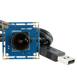 Бесплатная доставка 2mp 170 градусов рыбий глаз CCTV Цвет CMOS OV2710 USB2.0 широкоугольный камеры совета для охранных