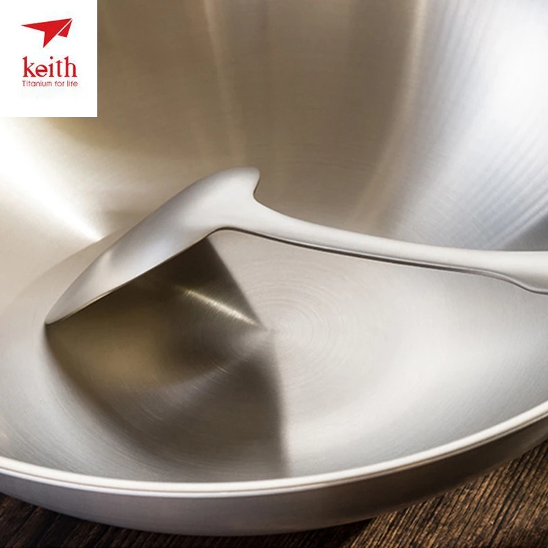  Three-piece Suit Keith Titanium Spatula Titanium Soup Spoon Colander Long Handle Cooking Shovel Kit - 33028473718