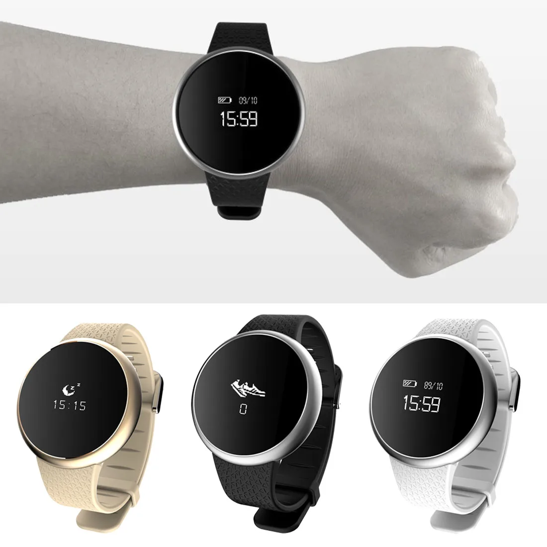 Сердечного ритма оксиметрии усталость A98 Smartwatch Поддержка sim-карта TF Bluetooth Подключение телефона Android Smartwatch умные часы из сплава