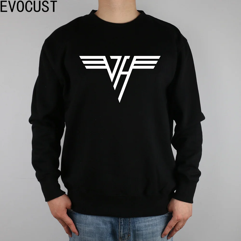 ROCK N ROLL BAND VAN HALEN men Sweatshirts Thick Combed Cottonin Hoodies & Sweatshirts from Men
