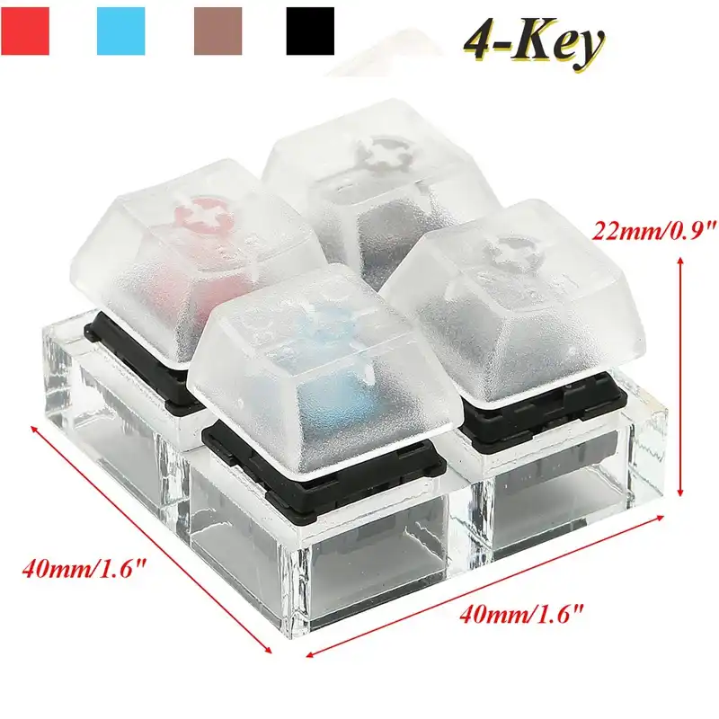 Keyboard keycaps Mechanical Keyboard Switches 9 MX Keyboard Tester Kit Keycaps Testing Tool Drop Shipping Support