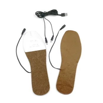 

1 Pair Cuttable Winter Boot Insoles USB Heated Foot Warmer Soft Shoes Pads Cushions Comfortable Shoes Accessories Any Cutting