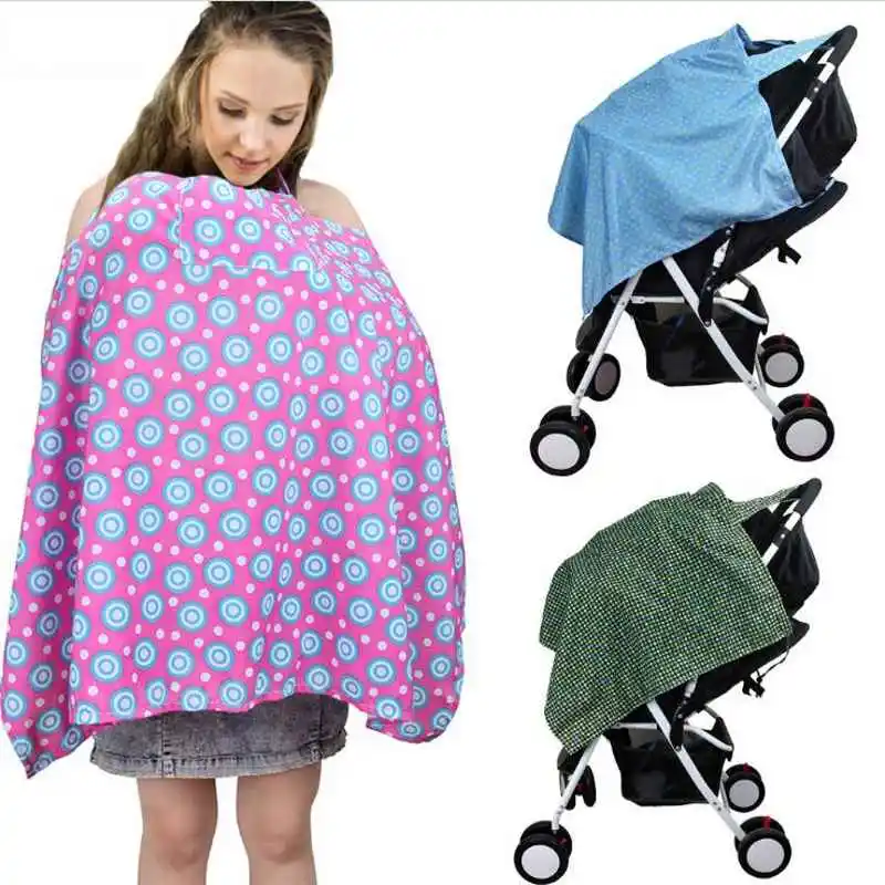 

New 100*67.5cm Cute Pattern Newborn Baby Cape for Feeding For Infants Mum Nursing Breastfeeding Cover Mother Lactation Apron