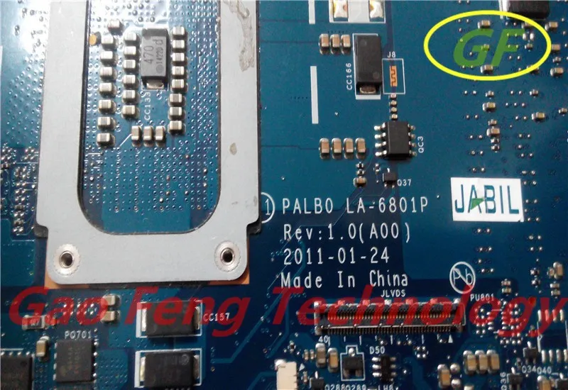 Для DELL M14X R1 CN-0KNF1T 0KNF1T KNF1T материнской PALB0 LA-6801P неинтегрированный DDR3 работать идеально