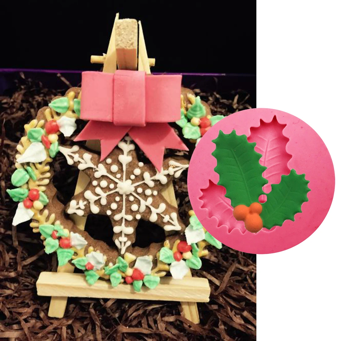 Хорошие Рождественские снежинки силиконовые формы кекс торт сторона фонднат кружева формы шоколад пресс-формы для сахара выпечки
