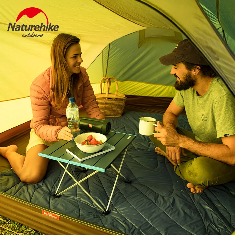  Naturehike Outdoor Folding Camping Table Protable Lightweight Aluminium Alloy Picnic Table Outdoor 
