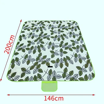 

Outdoor Picnic Blanket Sandproof Waterproof Picnic Blanket Tote For Camping Hiking Grass Travelling Green