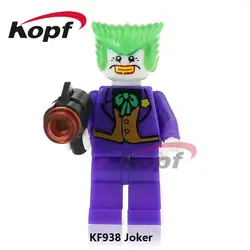 Один продажа Super Heroes Джокер клоун Супермен Человек-паук яд Кирпичи Строительные Конструкторы Детский подарок Игрушечные лошадки kf938