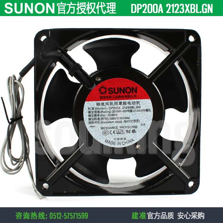 Новый охлаждающий вентилятор SUNON DP200A 2123XBL XSL HBL XBT HBT 12038 220 В ATX |