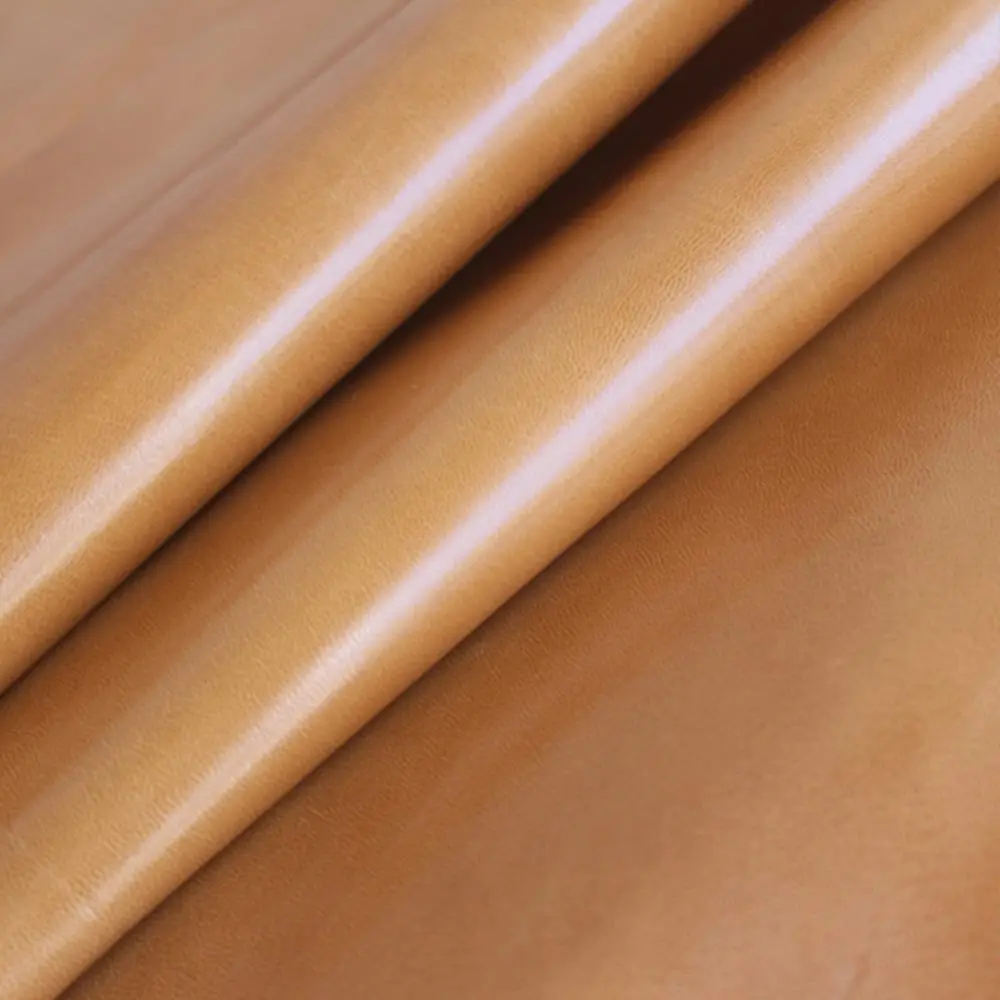 

Junetree brown veg. tanned Genuine grain sheep skin leather for handbag leather craft