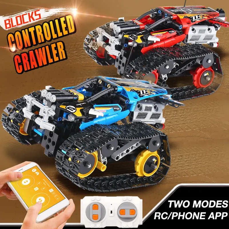 Billig Technic RC Crawler Racing Auto Fernbedienung RC Auto Modell Bausteine Set Stadt Technic Auto Serie 20011 Spielzeug Geschenk ziegel