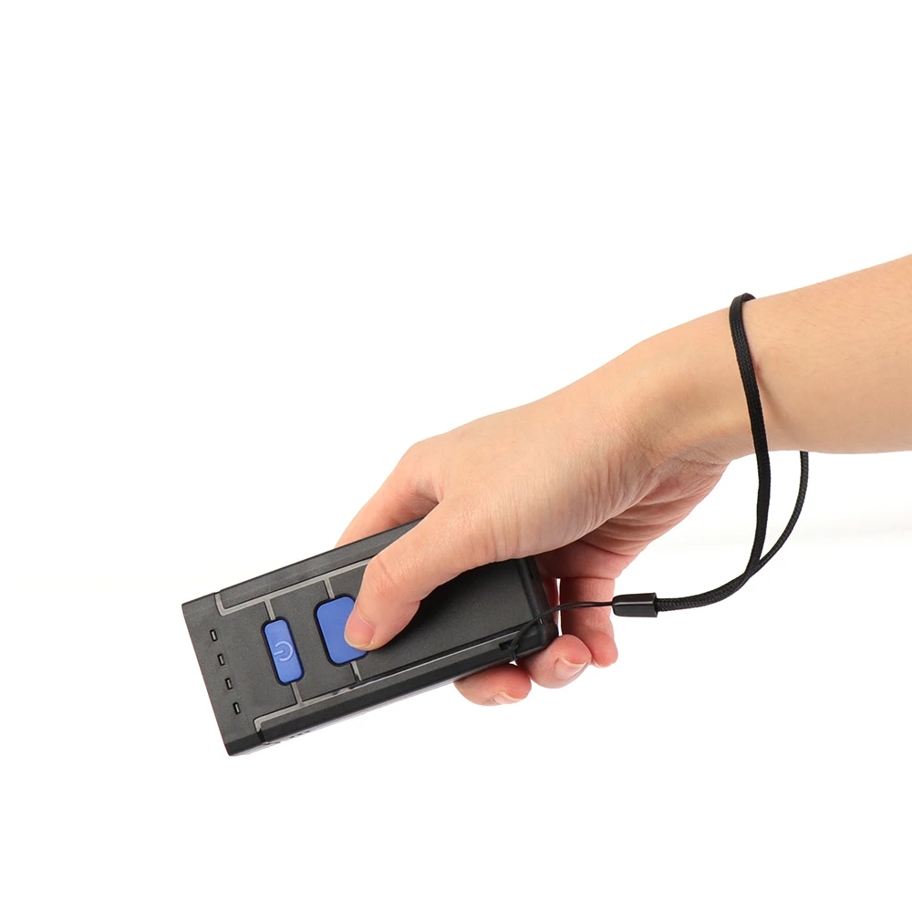 

ISSYZONEPOS 1D Scanner USB Wireless Laser Barcode Reader Mini Bluetooth Scanner for Android iOS For warehouse sup retail shop