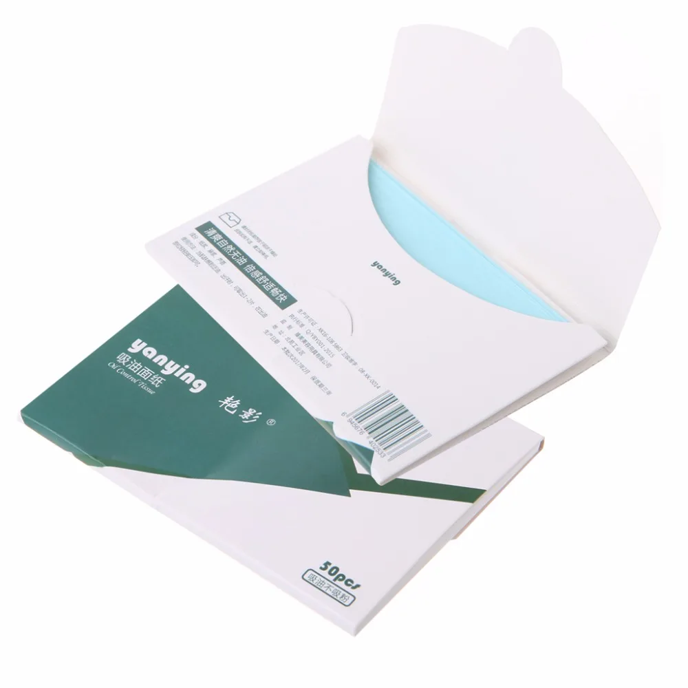 

50 Sheets 2017 Make Up Oil Control Oil-Absorbing Blotting Facial Face Clean Paper #3TZ00079#