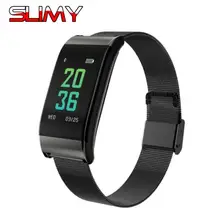 Slimy смарт-браслет с монитором сердечного ритма, крови Давление Bluetooth 4,0 IP67 несколько спортивный режим смарт-браслет для IOS и Android
