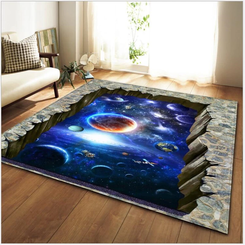 AOVOLL ковры для гостиной, американский стиль, ковры, Мягкие 3D принтованные ковры, Рождественский ковер, Противоскользящие коврики для детской комнаты