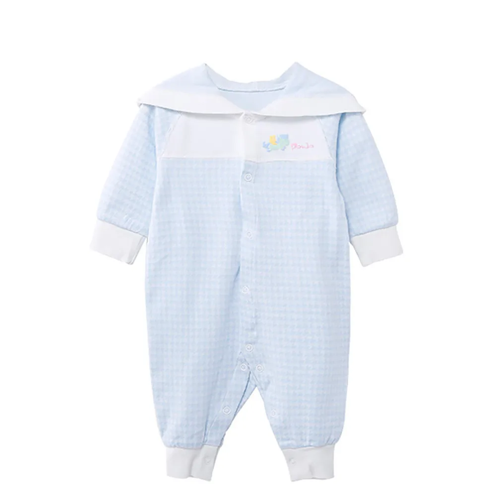 New Blue Baby Clothing Long Sleeved Winter Baby Clothes Newborn Baby