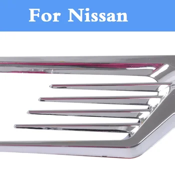 

Chrome Auto Side Decorative Air Vent Fender Cover Sticker for Nissan 350Z 370Z AD Almera Classic Altima Armada Avenir Juke Nismo